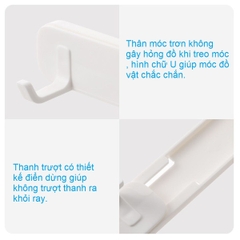 Bộ 4 móc treo dụng cụ bếp dán tường Fasola YF168