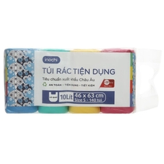 Lô túi rác 4 Màu tiện dụng Soji ( 4 cuộn ) Inochi