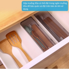 Hộp đựng muỗng đũa bằng nhựa Fasola SH177