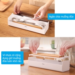 Hộp đựng muỗng đũa bằng nhựa Fasola SH177