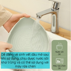 Khay Silicone hình chữ nhật màu Mint Fasola dành cho nồi chiên không dầu PS502
