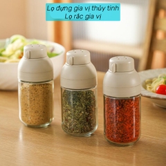 Chai thủy tinh định lượng muối, rắc gia vị Fasola SH457