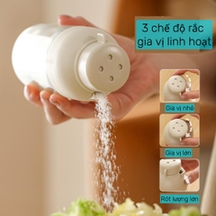 Chai thủy tinh định lượng muối, rắc gia vị Fasola SH457