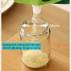 Chai thủy tinh định lượng muối, rắc gia vị Fasola SH457