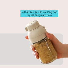 Chai thủy tinh định lượng muối, rắc gia vị Fasola SH457