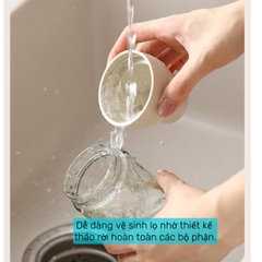 Chai thủy tinh định lượng muối, rắc gia vị Fasola SH457