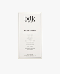 PAS CE SOIR - Eau De Parfum | BDK Parfums Paris