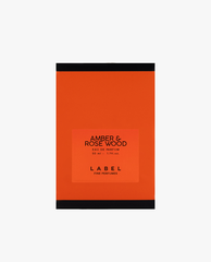 AMBER & ROSEWOOD - Eau de Parfum | Label Perfumes