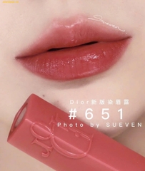 Son Dior Addict Lip Tint Tatto 651 Màu Hồng - Fullbox
