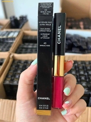 Son Kem Chanel Le Rouge Duo Ultra Tenue Ultrawear Liquid Lip Colour 43 Sensual Rose – Màu Hồng Trầm
