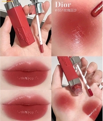 Son Dior Addict Lip Tint Tatto 651 Màu Hồng - Fullbox