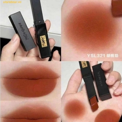 Son YSL Rouge Pur Couture The Slim 321 Fervent Maroon - Màu Cam Nâu Đất