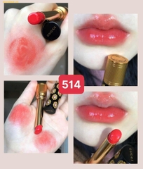 Son Dưỡng Gucci Nude 514 Virginia Scarlett Rouge De Beauté Brillant Màu Cam San Hô