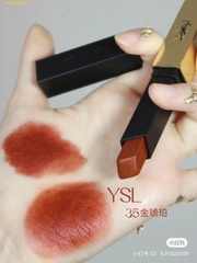 Son YSL Rouge Pur Couture The Slim 35 Loud Brown - Màu Cam Cháy