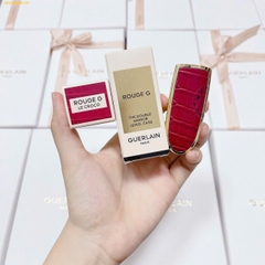 Vỏ Son Guerlain Rouge G Le Croco Lips Case Màu Đỏ