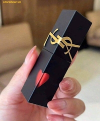 Son Kem YSL The Inks Vinyl Blur 236 Ruby Attraction Màu Hồng đỏ ruby