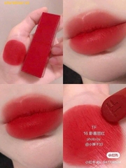 Son Lì Tom Ford TF Lip Color Matte Limited Edition 16 Scarlet Rouge Màu Đỏ Thuần - Fullbox
