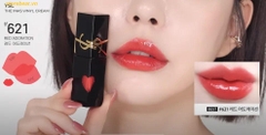 Son kem YSL The Inks Vinyl Cream 621 Red Adoration Đỏ Cam Fullbox