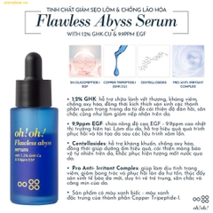 Tinh Chất Hỗ Trợ Làm Giảm Sẹo Lõm Oh!Oh Flawless Abyss Serum 15g