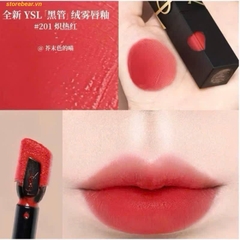 Son Kem YSL The Inks Blur 201 Red Invitation - Đỏ đào