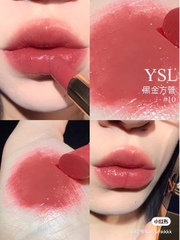 Son YSL Rouge Couture The Bold 10 - Hồng San Hô – Chất Son Mịn, Độ Bám Màu Cao