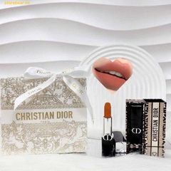Son Dior Rouge Velvet 314 Grand Bal - Màu Cam Gạch Box Beo