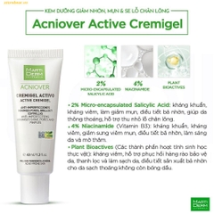 Kem Dưỡng Giảm Nhờn, Mụn & Se Lỗ Chân Lông - MartiDerm Acniover Active Cremigel 40ml