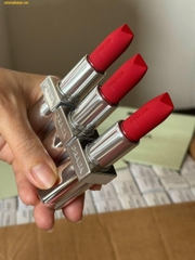 Son Lì Prada Monochrome Soft Matte R129 Lacca Màu Đỏ Đậm Quyến Rũ