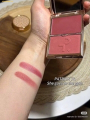 Má Hồng 2 Trong 1 Patrick Ta Cream & Powder Blush Duo - She Goes To The Gym