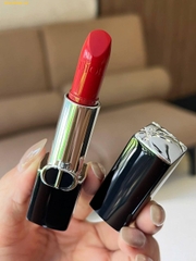 Son Dior Rouge Dior Satin Lipstick 999 – Màu Đỏ Tươi
