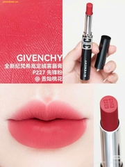 Son Givenchy Le Rouge Interdit Intense Silk Velvet Matte Lipstick P227 – Hồng Tươi