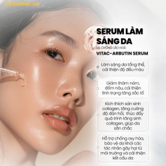 Serum sáng da chống lão hóa VitaC-Arbutin Serum – Whitening Advanced Formula 30ml