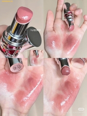 Son YSL Rouge Volupte Candy Glaze Lip Gloss Stick 15 Showcasing Nude Màu Cam Nude Đất
