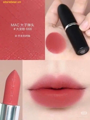 Son MAC Ximal Silky Matte Lipstick 666 Sweet Deal Màu Hồng Nâu