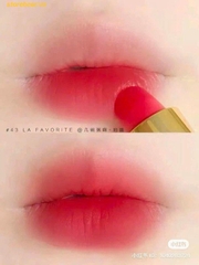 Son CHANEL Rouge Allure Velvet 43 La Favorite Màu Hồng Cam