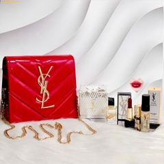 Set Quà YSL Limited (Son YSL Mini shade RM + Nước hoa YSL Libre + Serum YSL Pure Shots + Túi YSL đỏ)