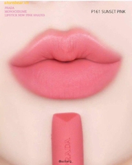 Son Lì Prada Monochrome Soft Matte Màu P161 Sunset Pink Hồng San Hô