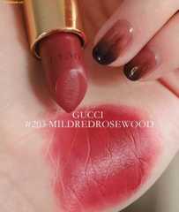 Son Gucci Rouge à Lèvres Satin Lipstick 203 Mildred Rosewood