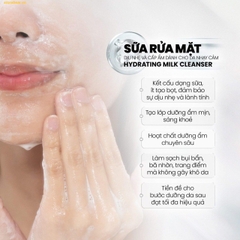 Sữa Rửa Mặt Dịu Nhẹ Và Cấp Ẩm Cho Da Nhạy Cảm MD CARE Hydrating Milk Cleanser 200ml