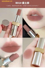 Son Prada Monochrome Hyper Matte Lipstick B01 Argile Màu Nâu Tây