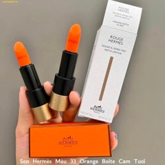 Son Hermès 𝐌𝐚𝐭𝐭𝐞 𝟑𝟑 𝐎𝐫𝐚𝐧𝐠𝐞 𝐁𝐨𝐢𝐭𝐞 Màu Cam tươi