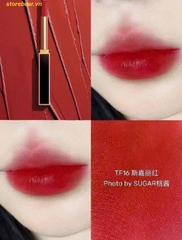 Son Tom Ford Slim Lip Color Shine 16 Scarlet Rouge Màu Đỏ Tươi
