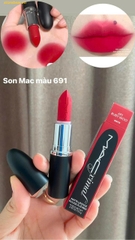 Son MAC Ximal Silky Matte Lipstick 691 Ruby Woo Màu Đỏ Ruby