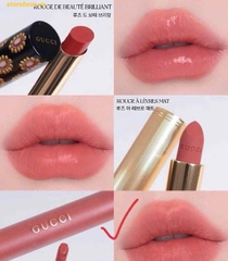 Son Kem Gucci Rouge À Lèvres Liquid Matte Lipstick - 217 - Valeria Rose - Fullbox
