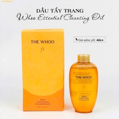 Dầu tẩy trang THE WHOO Gong Jin Hyang Clarifying Cleaning Oil 200ml