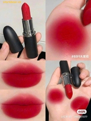 Son MAC Ximal Silky Matte Lipstick 691 Ruby Woo Màu Đỏ Ruby
