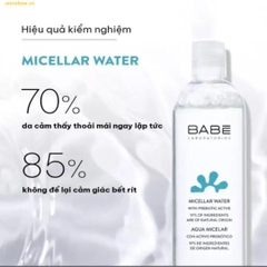 Nước tẩy trang dịu nhẹ Babe Micellar Water 400ml