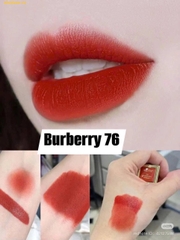 Son Burberry Vỏ Vàng 76 Orange Red Màu Đỏ Gạch