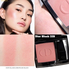 Phấn Má Hồng Dior Rouge Blush Matte 6.7g – Màu 339 Cam Nude Ánh Nhũ