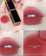 Son Tom Ford Satin Matte 52 Naked Rose Màu Hồng Cánh Hoa